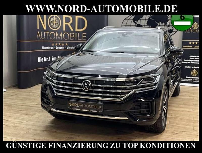 Schwarz Gebraucht 2021 VW Touareg R-line SUV | 41.990 € (Superpreis) - Bild 1/3
