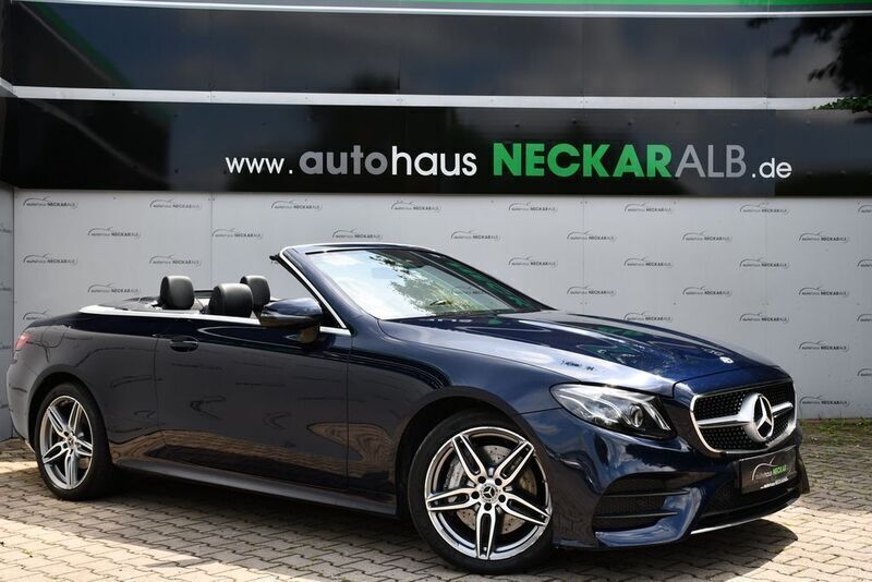 Cavansitblau lack Gebraucht 2020 Mercedes E400 AMG line Cabrio | 45.900 € (Guter Preis) - Bild 1/4
