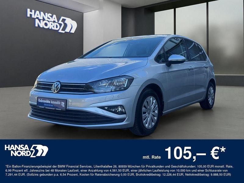 Silber Gebraucht 2020 VW Golf Sportsvan Trendline Van / Kleinbus | 14.450 € (Fairer Preis) - Bild 1/4