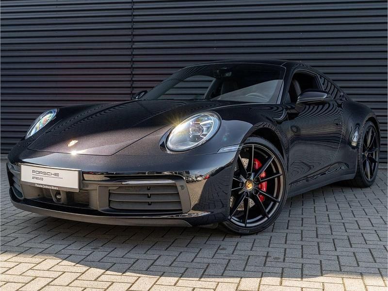 Tiefschwarzmetallic Gebraucht 2021 Porsche 911 Carrera 4S Sport Coupé | 114.890 € (Superpreis) - Bild 1/4