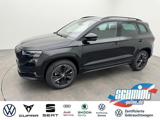 Black metallic Gebraucht 2024 Skoda Karoq SportLine SUV | 36.300 € (Guter Preis) - Bild 1/4