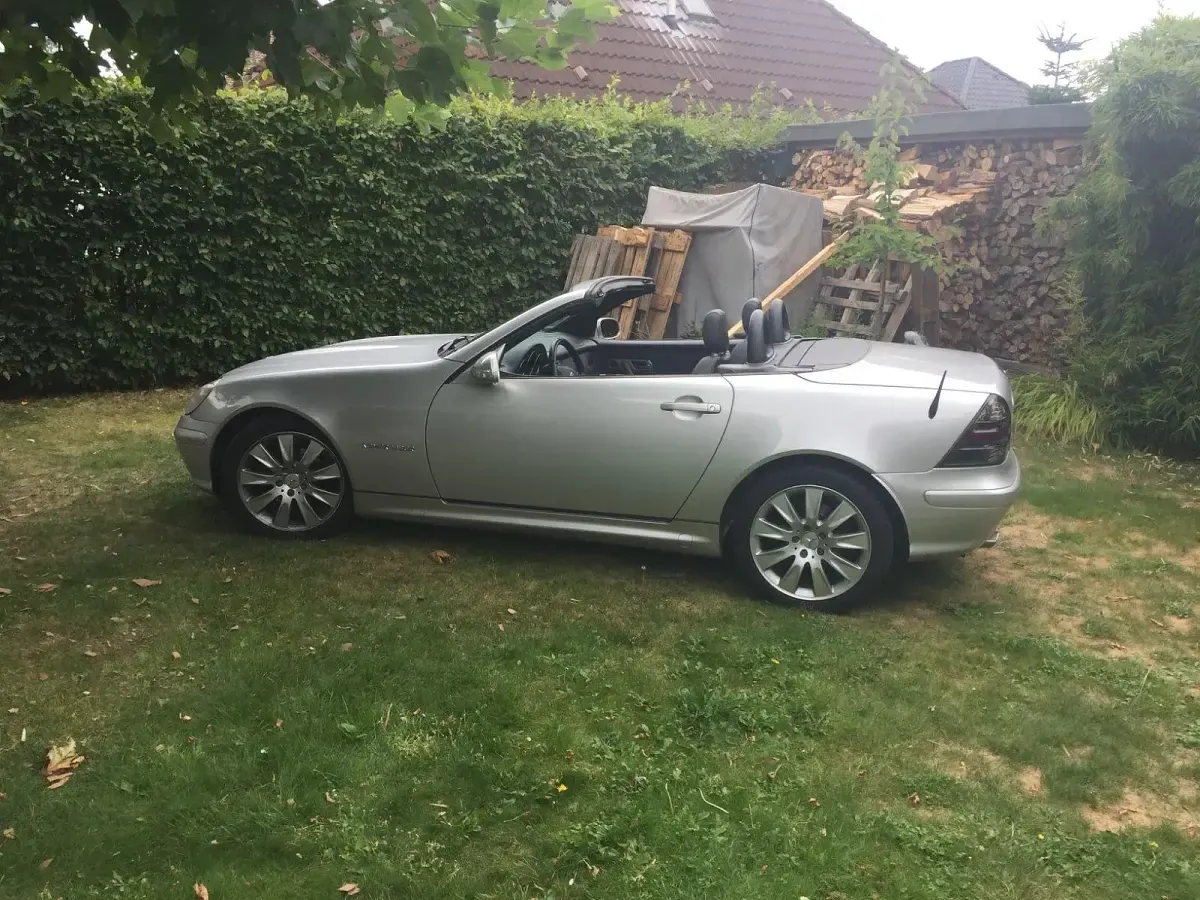 Gebraucht Mercedes SLK200 163 PS (119 kW) 2001 Silber Cabrio