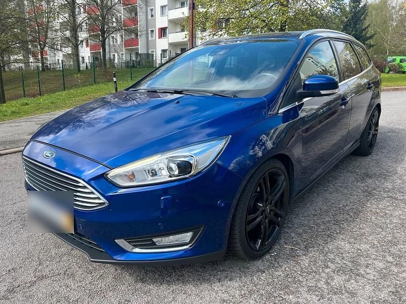 Usata Ford Focus ST-Line 150 CV (110 kW) 2015 Blu Station wagon