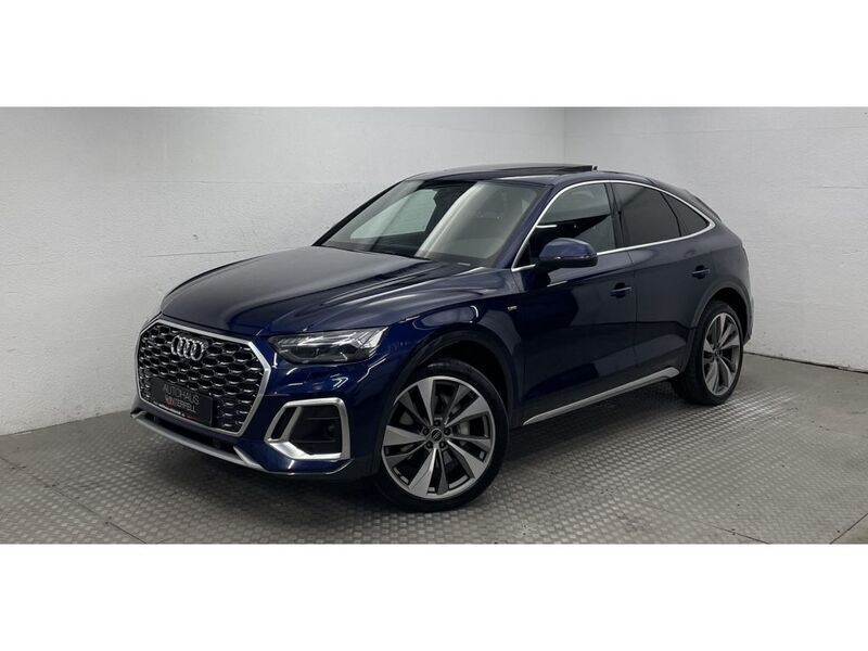 Navarrablau (metallic) Gebraucht 2023 Audi Q5 Sportback S-Line SUV | 48.559 € (Fairer Preis) - Bild 1/4