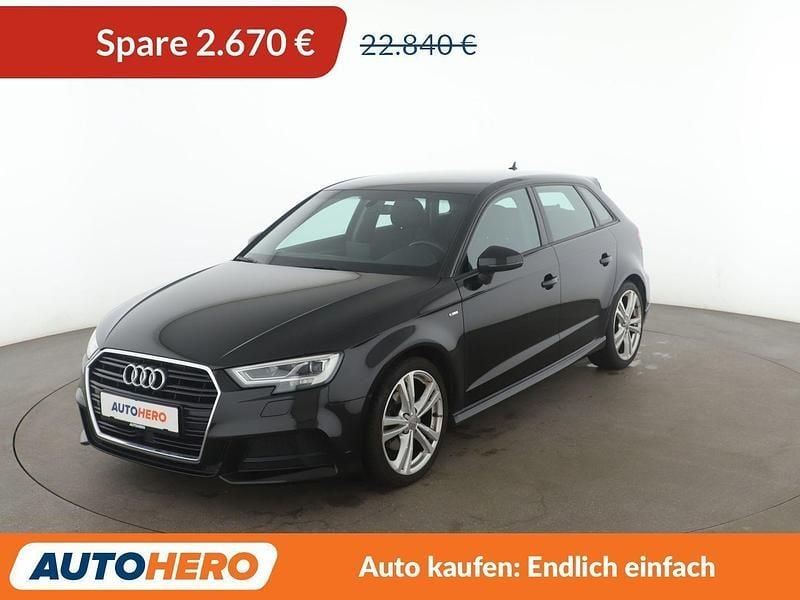 Schwarz Gebraucht 2020 Audi A3 S-Line Limousine | 20.170 € (Superpreis) - Bild 1/3