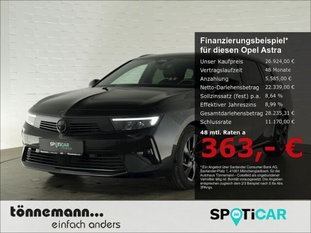 Schwarz Gebraucht 2023 Opel Astra Kombi | 27.924 € (Teuer) - Bild 1/3