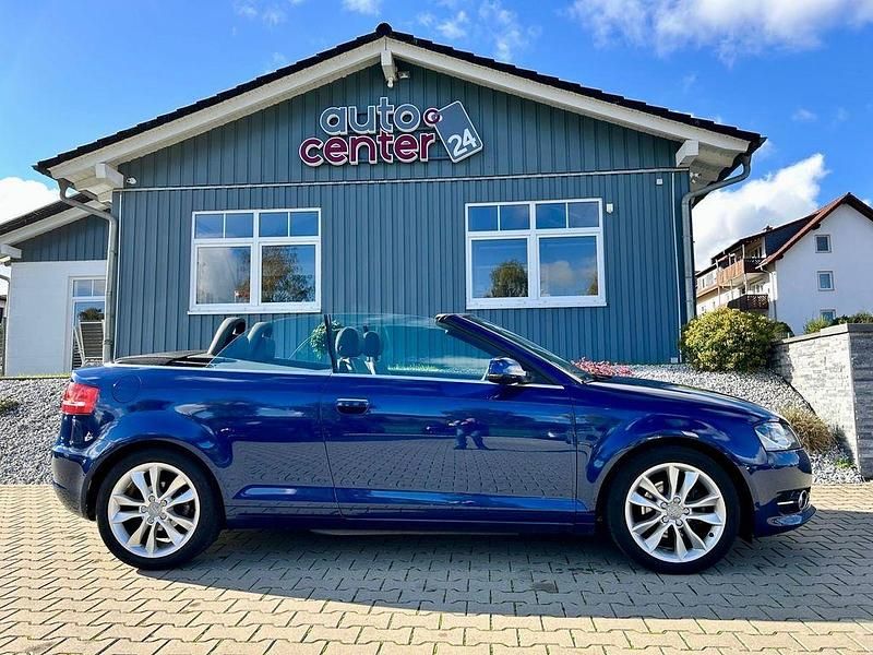 Blau Gebraucht 2012 Audi A3 Cabriolet Ambition Cabrio | 11.480 € (Fairer Preis) - Bild 1/4
