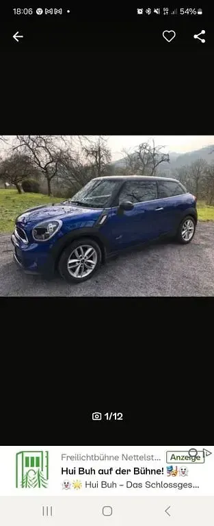 Gebraucht Mini Cooper S Paceman 184 PS (135 kW) 2014 Blau SUV