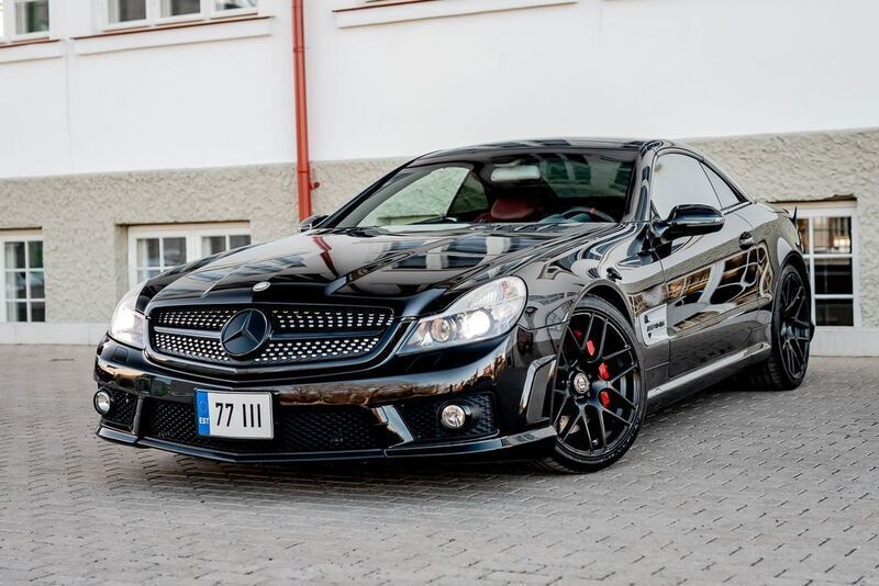Schwarz Gebraucht 2003 Mercedes SL55 AMG AMG Cabrio | 33.500 € (Fairer Preis) - Bild 1/4