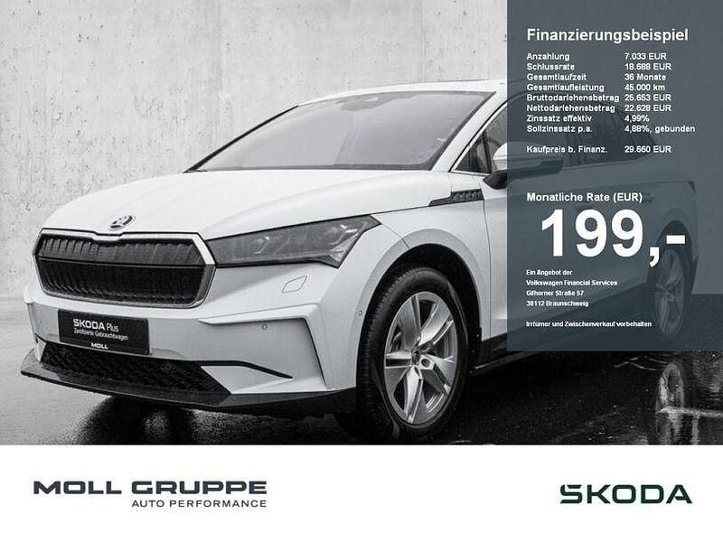 Gebraucht Skoda Enyaq iV 150 kW (204 PS) 2022 Moonweiß perleffekt SUV