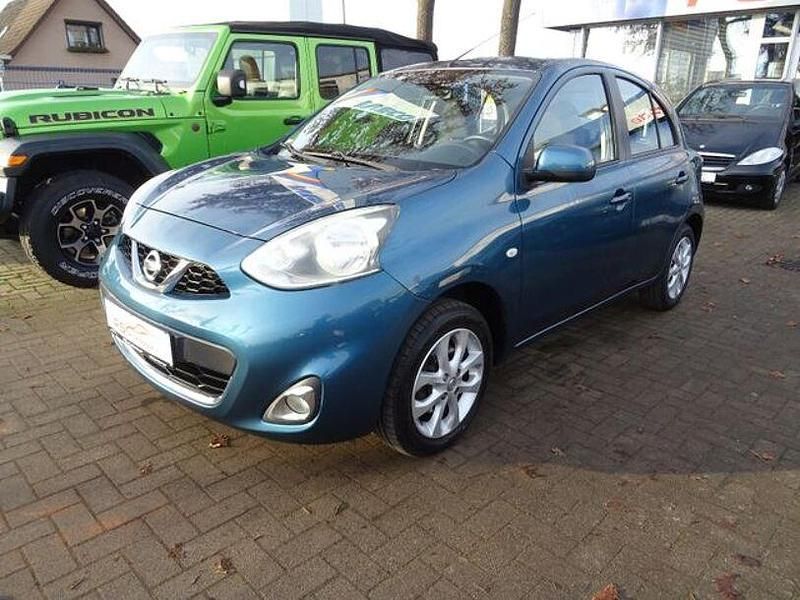Blau Gebraucht 2014 Nissan Micra Acenta Limousine | 5.280 € (Fairer Preis) - Bild 1/4