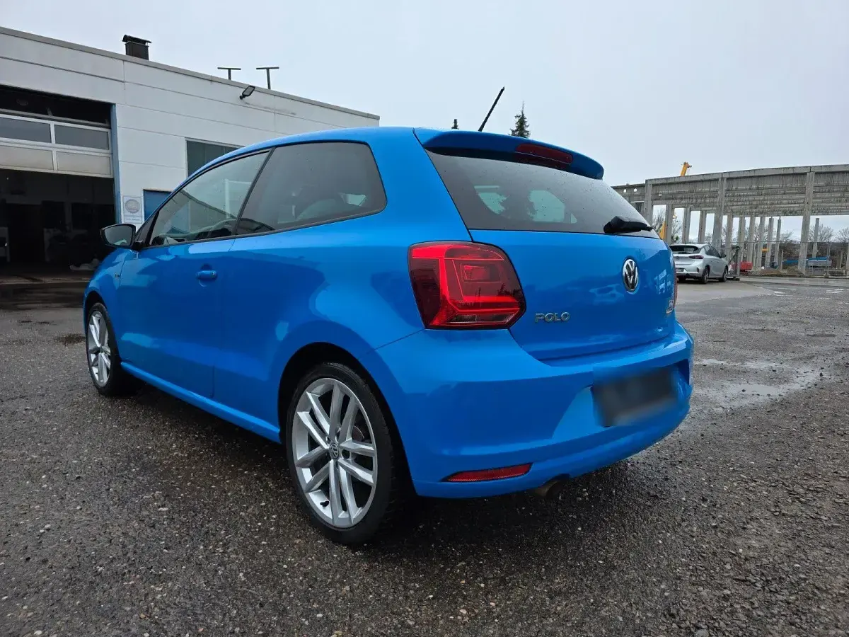 Second-hand VW Polo 105 CP (77 kW) 2014 Albastru Hatchback