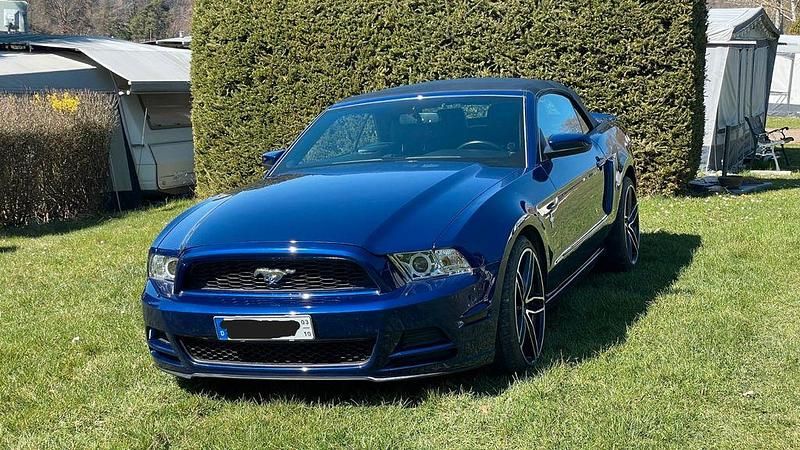 Blau Gebraucht 2013 Ford Mustang Cabrio | 13.500 € (Superpreis) - Bild 1/4