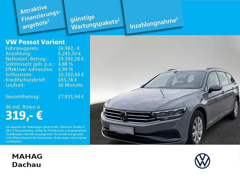 Grau Gebraucht 2022 VW Passat Conceptline Kombi | 24.982 € (Guter Preis) - Bild 1/3
