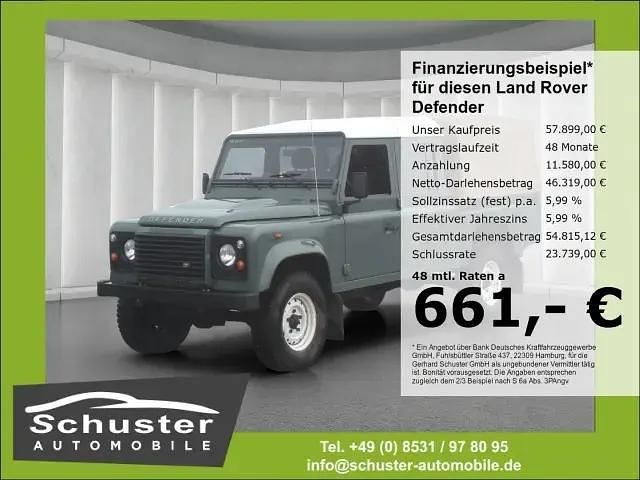 Gruen Gebraucht 2016 Land Rover Defender SUV | 57.899 € (Fairer Preis) - Bild 1/4