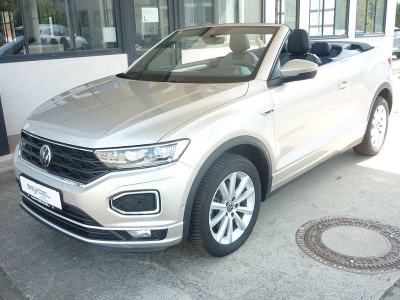 Silber Gebraucht 2021 VW T-Roc Cabriolet R-line Cabrio | 28.990 € (Fairer Preis) - Bild 1/4