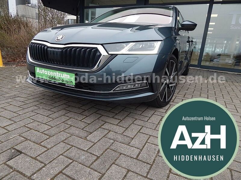 Quarzgrau metallic met.quarzgrau metallic met. Gebraucht 2020 Skoda Octavia First Edition Kombi | 29.990 € - Bild 1/4