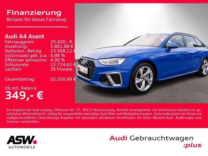 Gebraucht Audi A4 S-Line 204 PS (150 kW) 2023 Nogaroblau perl. Kombi
