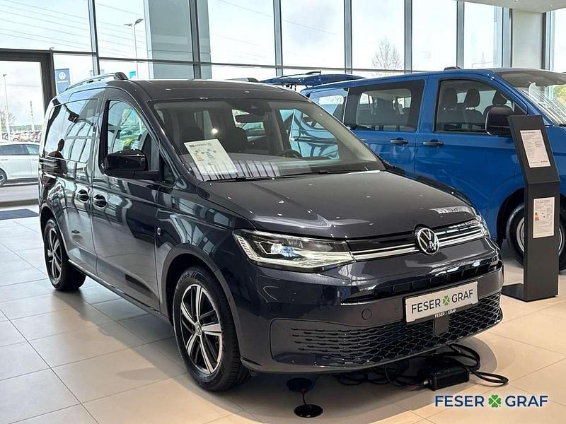 Neu VW Caddy Goal 116 PS (85 kW) 2025 Starlight blue metallic Van / Kleinbus