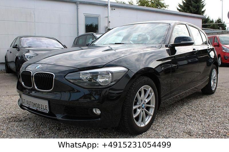 Schwarz Gebraucht 2013 BMW 118 Advantage Kleinwagen | 5.950 € (Guter Preis) - Bild 1/4