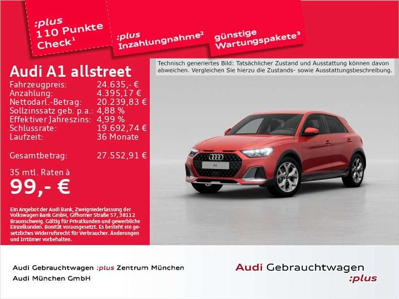Progressivrot metallic Gebraucht 2024 Audi A1 S-Line Limousine | 24.629 € (Guter Preis) - Bild 1/2