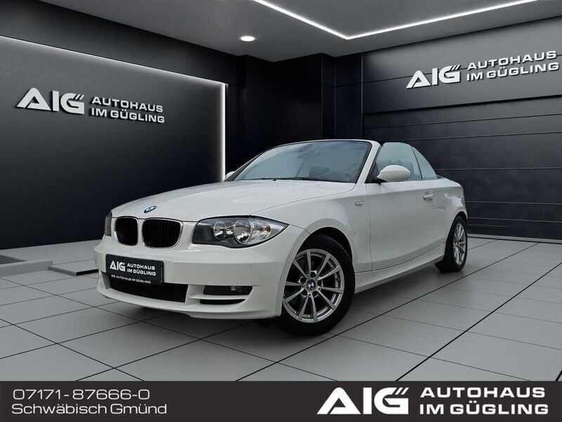 Weiß Gebraucht 2008 BMW 120 Cabriolet Sport Line Cabrio | 6.780 € (Etwas zu teuer) - Bild 1/4