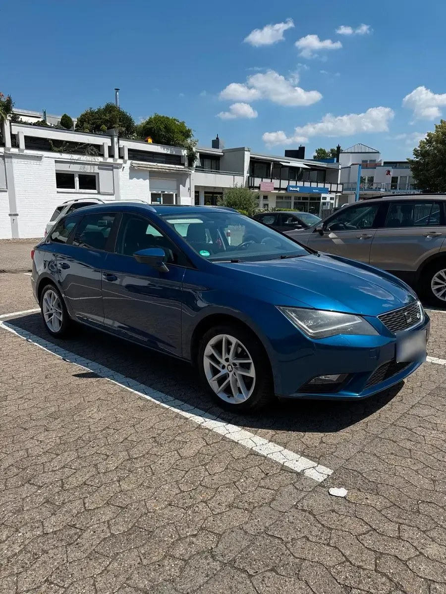 Gebraucht Seat Leon 122 PS (89 kW) 2014 Blau Kombi