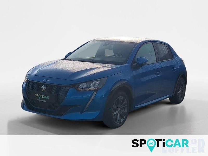 Blau Gebraucht 2021 Peugeot e-208 Allure Kleinwagen | 16.350 € (Fairer Preis) - Bild 1/4