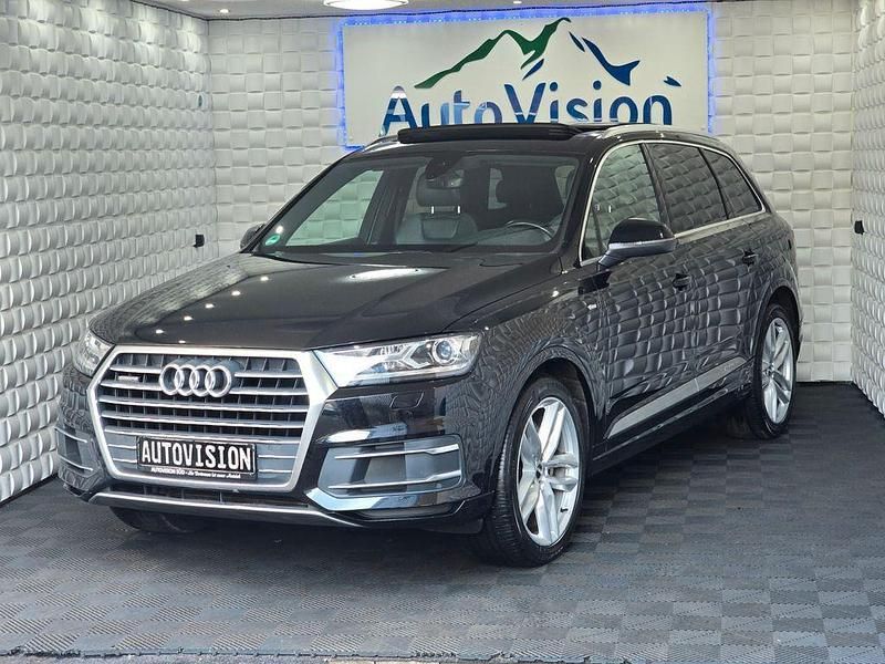 Schwarz Gebraucht 2015 Audi Q7 S-Line SUV | 29.950 € (Etwas zu teuer) - Bild 1/4