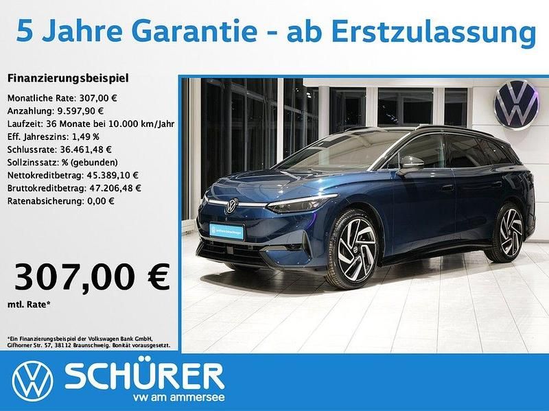 Gebraucht VW ID.7 Pro 210 kW (286 PS) 2025 Blau Kombi