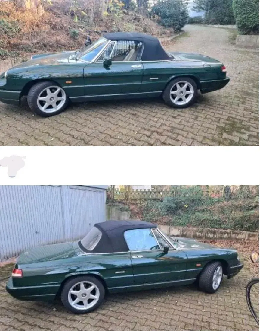 Gebraucht Alfa Romeo Spider 120 PS (88 kW) 1992 Grün Cabrio