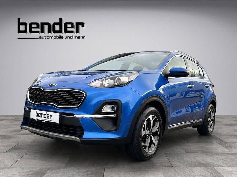 Blau Gebraucht 2021 Kia Sportage Vision SUV | 20.989 € (Guter Preis) - Bild 1/4