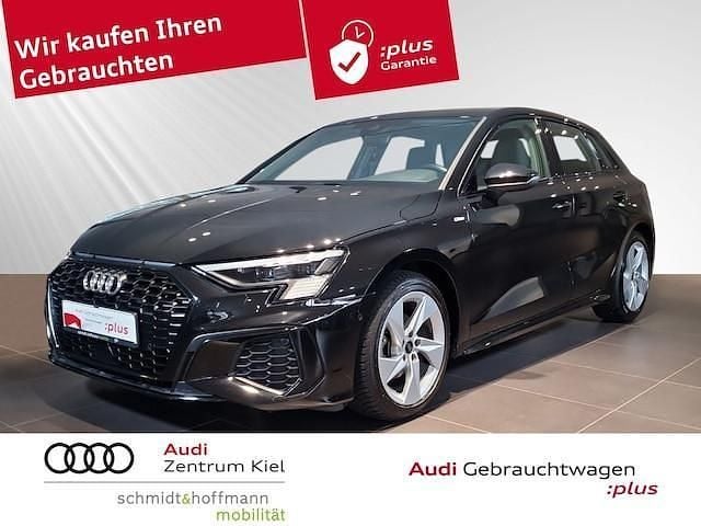 Mythosschwarz metallic Gebraucht 2024 Audi A3 S-Line | 33.880 € (Etwas zu teuer) - Bild 1/4