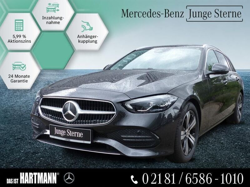 Grau Gebraucht 2024 Mercedes C180 Avantgarde Limousine | 33.620 € (Superpreis) - Bild 1/4