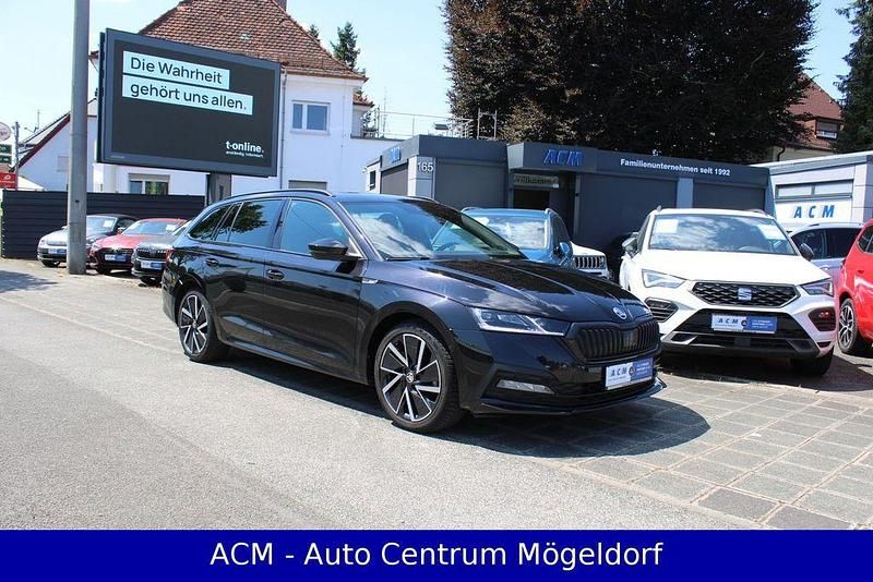 Schwarz Gebraucht 2022 Skoda Octavia SportLine Limousine | 27.970 € (Etwas zu teuer) - Bild 1/4