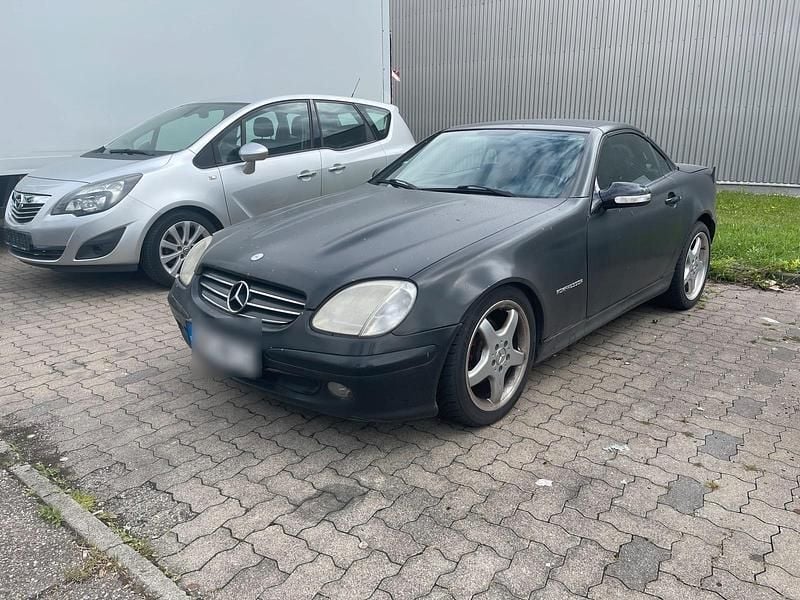 Schwarz Gebraucht 2001 Mercedes SLK200 Cabrio | 999 € (Superpreis) - Bild 1/4