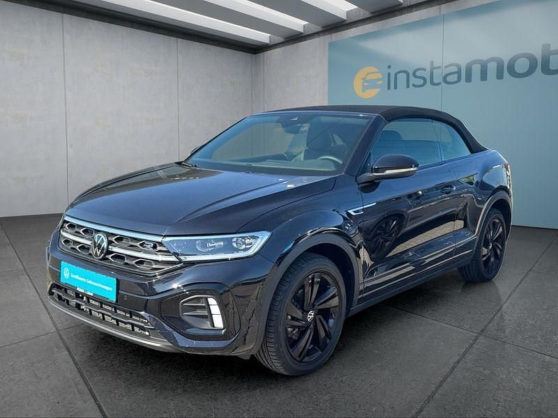 Schwarz Gebraucht 2024 VW T-Roc Cabriolet Cabrio | 34.649 € (Fairer Preis) - Bild 1/4