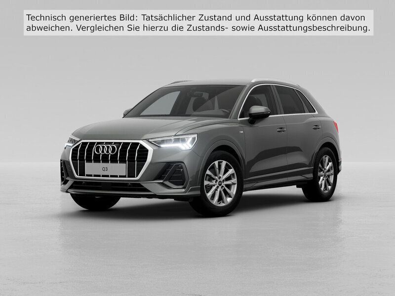 Chronosgrau metallic (metallic) Neu 2024 Audi Q3 Ambiente SUV | 39.350 € (Fairer Preis) - Bild 1/4