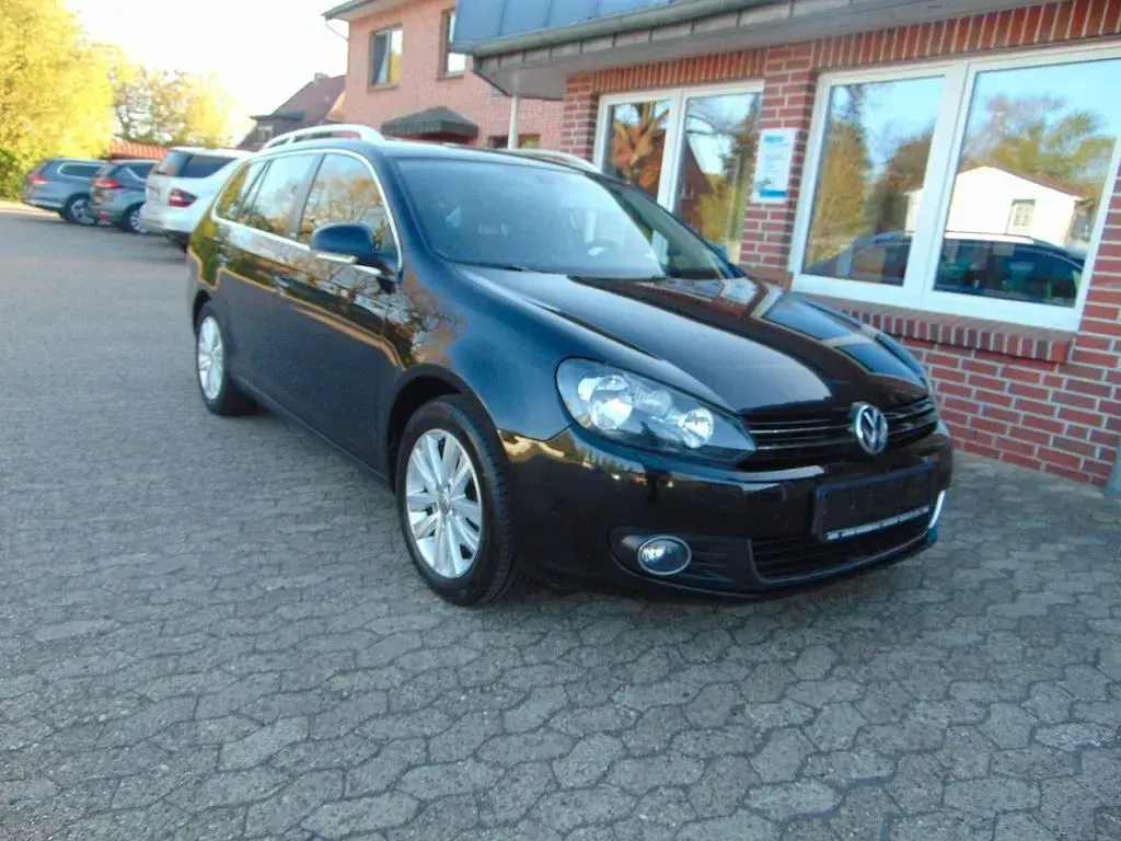 Gebraucht VW Golf VI Style 105 PS (77 kW) 2012 Schwarz Kombi