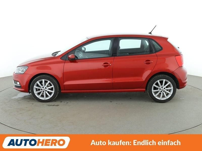 Gebraucht VW Polo Highline 110 PS (80 kW) 2016 Rot Kleinwagen