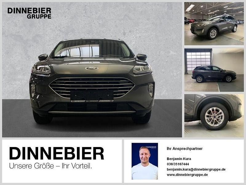 Grau (metallic) Gebraucht 2021 Ford Kuga Titanium SUV | 22.179 € (Superpreis) - Bild 1/1