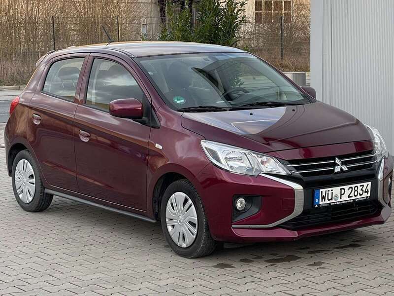 Rot Gebraucht 2021 Mitsubishi Space Star Diamant Edition Limousine | 9.500 € (Superpreis) - Bild 1/4