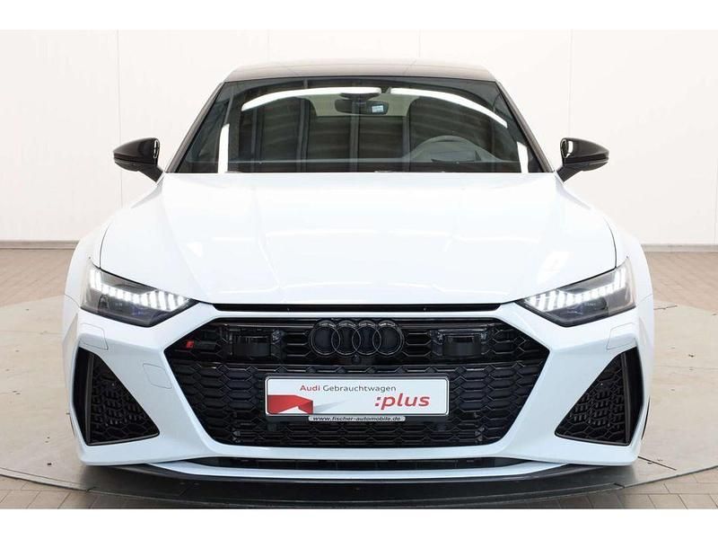Gebraucht Audi RS7 Sportback Sport 600 PS (441 kW) 2020 Gletscherweiß metallic Kleinwagen