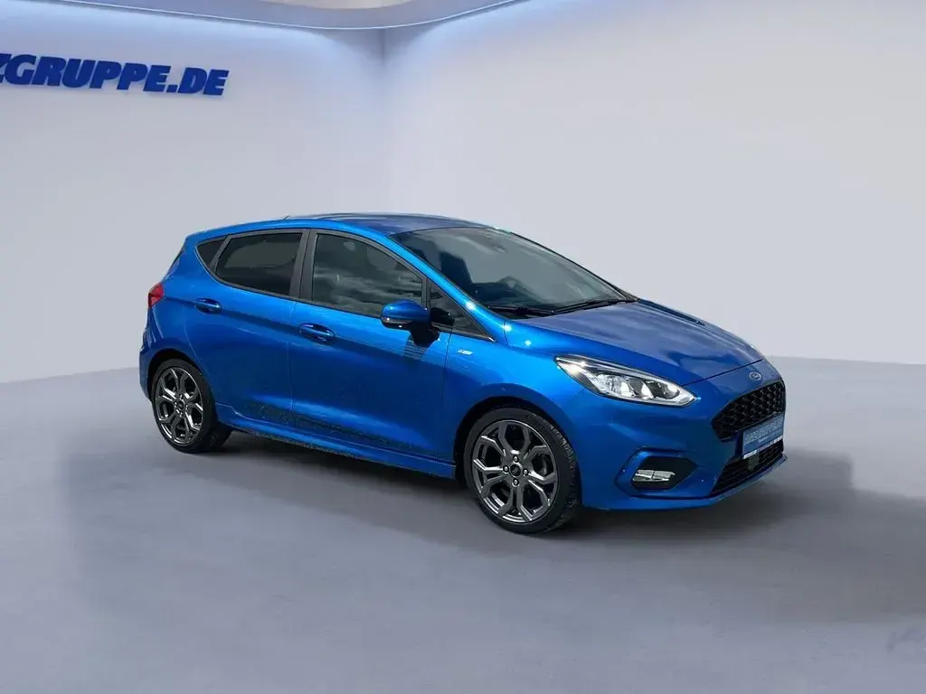 Gebraucht Ford Fiesta ST-Line 101 PS (74 kW) 2019 Dynamic blau met Kleinwagen