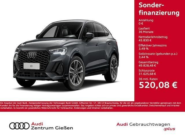 Daytonagrau perleffekt Gebraucht 2025 Audi Q3 Sportback S-Line SUV | 45.830 € (Fairer Preis) - Bild 1/4