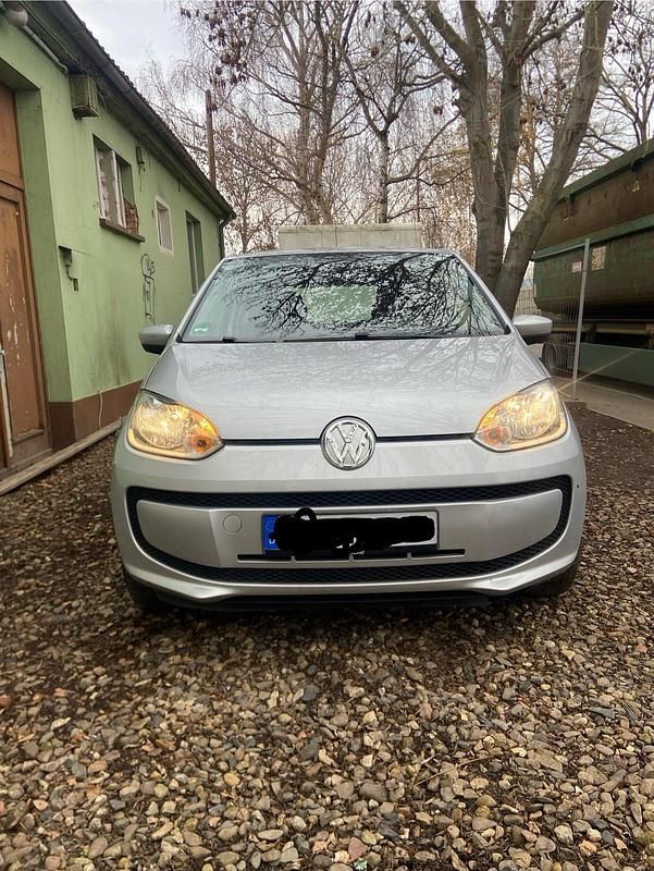 Silber Gebraucht 2014 VW up! move up! Kleinwagen | 3.900 € (Guter Preis) - Bild 1/4