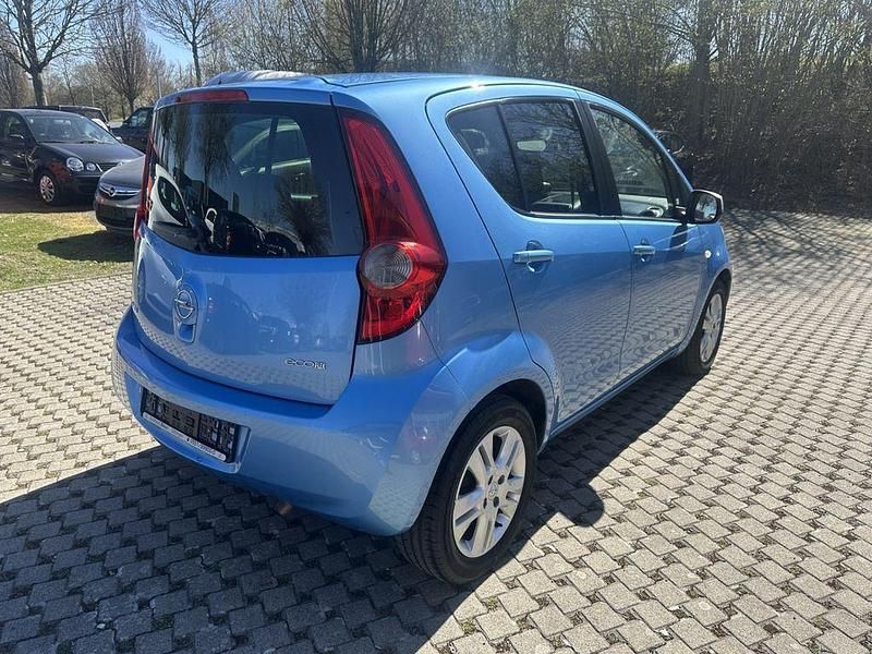 Gebraucht Opel Agila Edition 68 PS (50 kW) 2012 Blau Kleinwagen