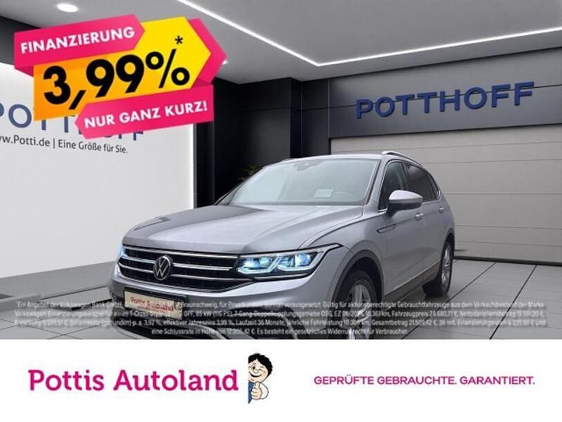 Silber Gebraucht 2022 VW Tiguan Allspace Elegance SUV | 30.997 € (Fairer Preis) - Bild 1/4
