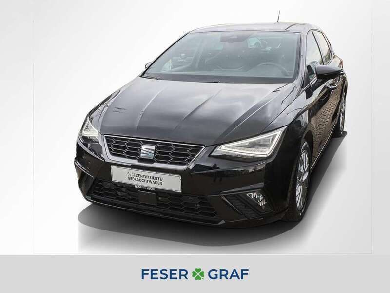 Midnight schwarz metallic Gebraucht 2024 Seat Ibiza FR Limousine | 19.440 € - Bild 1/2