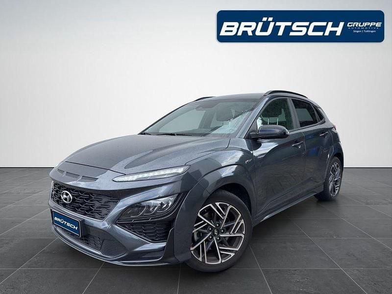 Grau metallic Gebraucht 2021 Hyundai Kona N Line SUV | 21.980 € (Fairer Preis) - Bild 1/1